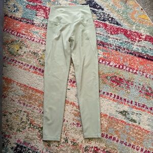 Wilo Mint ribbed leggings